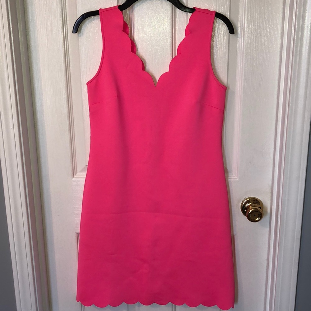 EUC Lilly Pulitzer Mikayla Shift hot pink dress